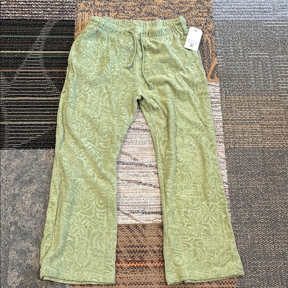 Billabong Olive Textured Pants